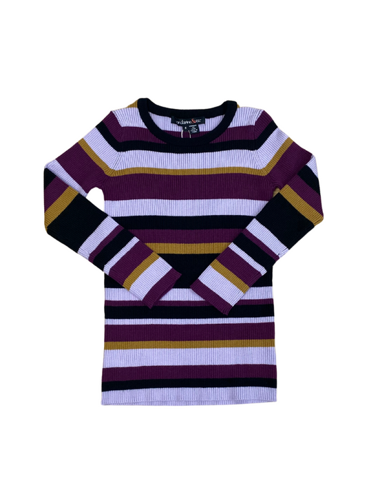 Robe rayée MandarineCo pour fille 2 à 7 ans